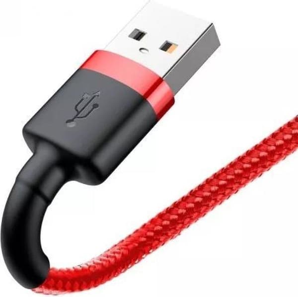 Baseus CALCLF-C09 lightning-kabel 2 m Rød