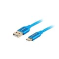 Miniatyrbild 2 av 2: LANBERG KABEL USB-C 2.0 (M) - A (M) 1.8M PREMIUMQC