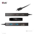 Pikkukuva 6 / 8: Club 3D - Telakointiasema - USB-C 3.2 Gen 2 - 2xDP - GigE