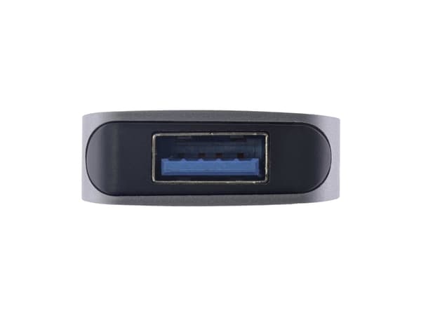InLine 33271L, USB 2.0 Type-C, USB 3.2 Gen 1 (3.1 Gen 1) Type-A, USB 3.2 Gen 1 (3.1 Gen 1) Type-C, 5000 Mbit/s, Grå, Gjuten aluminium, 87 W