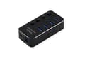 Miniatyrbild 2 av 4: ROLINE 14.02.5056, USB 3.2 Gen 1 (3.1 Gen 1) Type-A, USB 3.2 Gen 1 (3.1 Gen 1) Type-A, 5120 Mbit/s, Svart, Gjuten aluminium, 41 mm