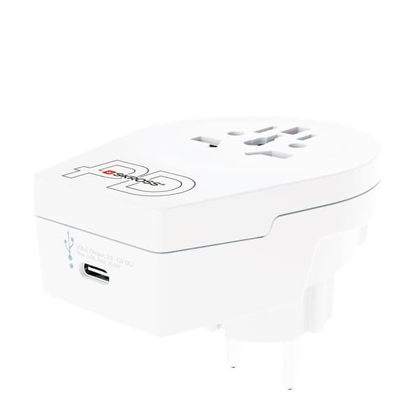 Verdensadapter - World to Europe USB-C™ PD