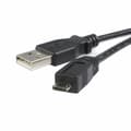 Miniatyrbild 1 av 3: Kabel Micro USB Startech UUSBHAUB3M           USB A Micro USB B Svart