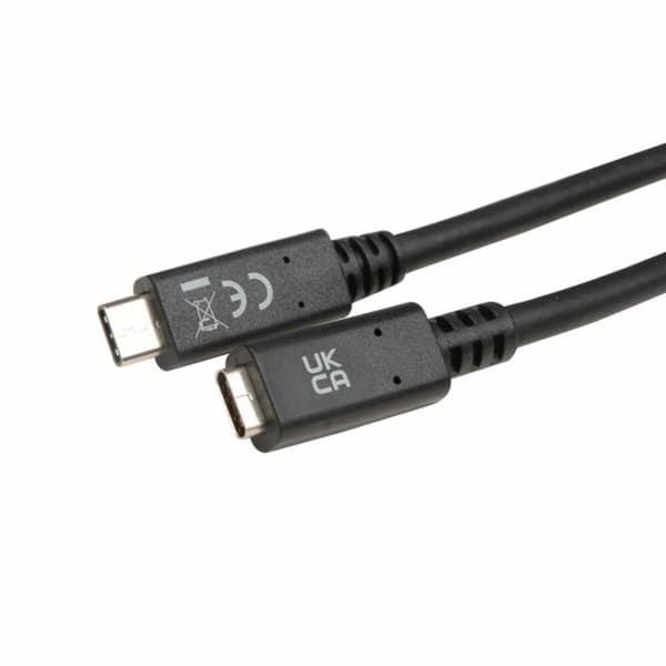 USB-C-kabel V7 9743695000 Svart 2 m