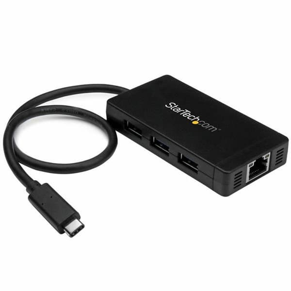 USB-HUB Startech HB30C3A1GE Svart 2100 W Svart