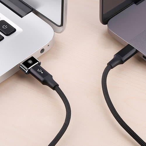 Baseus USB Type-C to USB Adapter - Svart