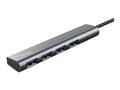 Miniatyrbild 4 av 5: Trust Halyx - Hubb - USB-C - 4 x USB 3.2 Gen 1 - skrivbordsmodell