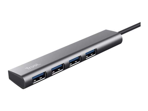 Trust Halyx - Hubb - USB-C - 4 x USB 3.2 Gen 1 - skrivbordsmodell