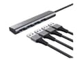 Miniatyrbild 2 av 5: Trust Halyx - Hubb - USB-C - 4 x USB 3.2 Gen 1 - skrivbordsmodell
