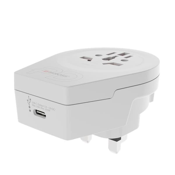 Verdensadapter - World to UK USB-C™ PD