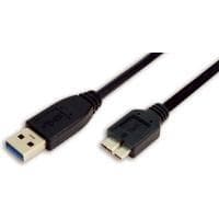 Logilink - USB-kabel - 9-benet USB type A (M) - 10-benet mikro USB type B (M) - 1 m (USB 3.0) (CU0026)