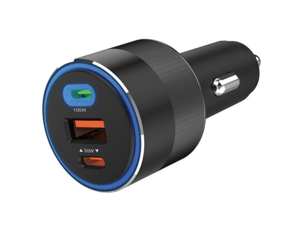 Sandberg Biloplader 3i1 130W USB-C PD
