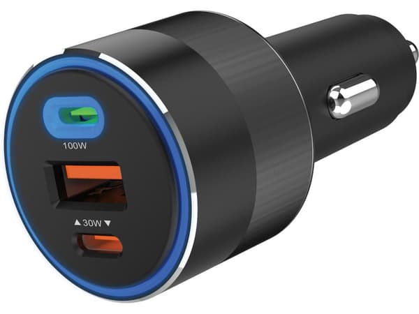 Sandberg Biloplader 3i1 130W USB-C PD