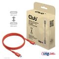 Pikkukuva 5 / 8: CLUB3D USB2 Type-C kaksisuuntainen USB-IF-sertifioitu kaapeli data 480 Mb, PD 240W (48V/5A) EPR M/M 4m / 13,13ft