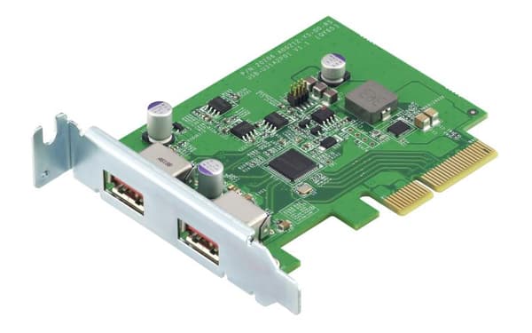 QNAP QXP-10G2U3A interfacekort/adapter Intern USB 3.2 Gen 2 (3.1 Gen 2)