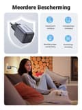 Miniatyrbillede 6 af 8: Ugreen 90664 Nexode 20W GaN Mini USB-C oplader