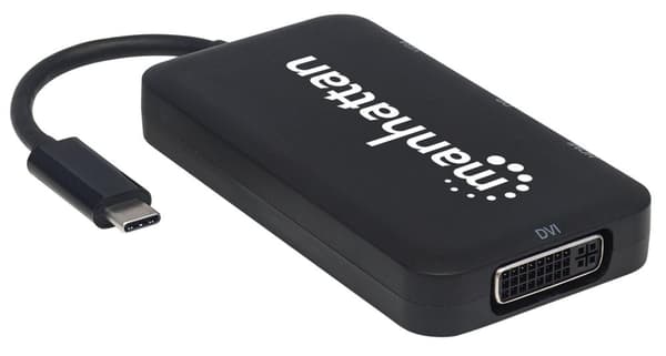 Manhattan 152600 kannettavan tietokoneen telakka ja porttitoistin USB Type-C musta