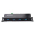 Miniatyrbillede 3 af 11: StarTech.com 4-ports industriel USB 3.0-hub, 5 Gbps, robust USB-hub med ESD og overspændingsbeskyttelse, USB-A-hub, der kan monteres på DIN/væg/skrive