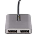 Pikkukuva 3 / 5: StarTech.com 2-porttinen USB-C MST-keskitin - USB Type-C - 2x DisplayPort-monimonitorisovitin kannettaville tietokoneille - Dual-DP jopa 4K 60Hz, DP 1
