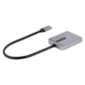 Pikkukuva 2 / 5: StarTech.com 2-porttinen USB-C MST-keskitin - USB Type-C - 2x DisplayPort-monimonitorisovitin kannettaville tietokoneille - Dual-DP jopa 4K 60Hz, DP 1