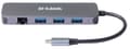 Miniatyrbillede 2 af 5: D-Link 5-i-1 USB-C Hub med Gigabit Ethernet/strømforsyning DUB-2334