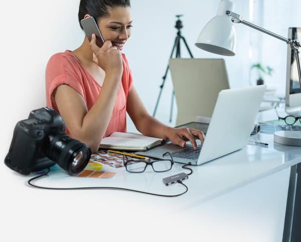 D-Link 6-i-1 USB-C Hub med HDMI/Gigabit Ethernet/strömförsörjning DUB-2335