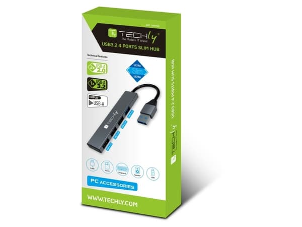 TECHly Slim - Hub - stasjonær