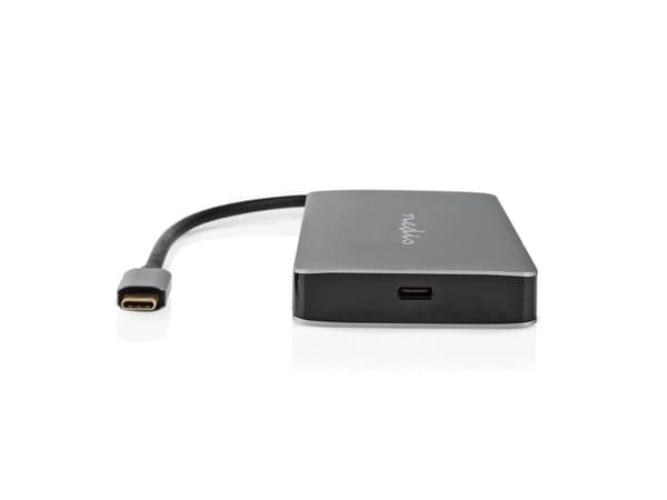 Nedis CCBW64250AT02, USB 3.2 Gen 1 (3.1 Gen 1) Typ-C, HDMI, RJ-45, USB 3.2 Gen 1 (3.1 Gen 1) Typ-A, USB 3.2 Gen 1 (3.1 Gen 1) Typ-C, MicroSD (TransFl