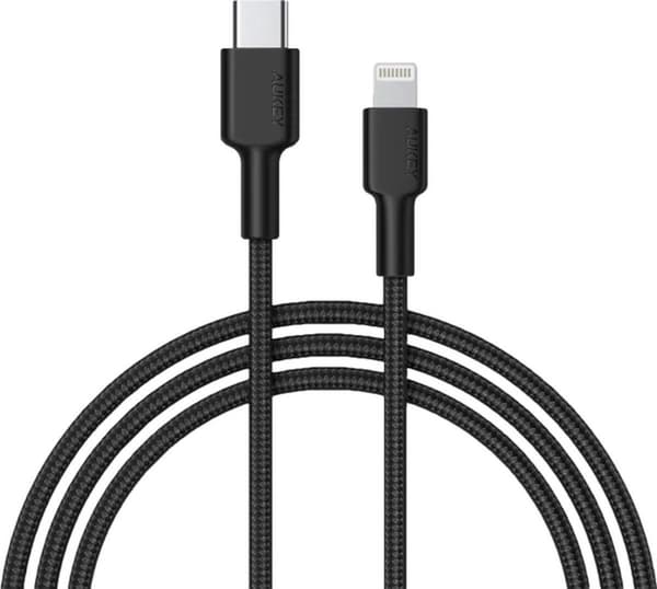 AUKEY CB-CL02 1,2m Sort