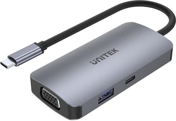 UNITEK P5 Trio USB 3.2 Gen 1 (3.1 Gen 1) Type-C 5000 Mbit/s Grå