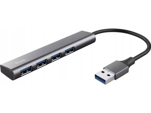 Trust Halyx - Hubb - 4 x USB 3.2 Gen 1 - skrivbordsmodell