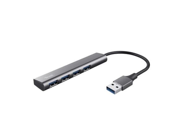 Trust Halyx - Hubb - 4 x USB 3.2 Gen 1 - skrivbordsmodell