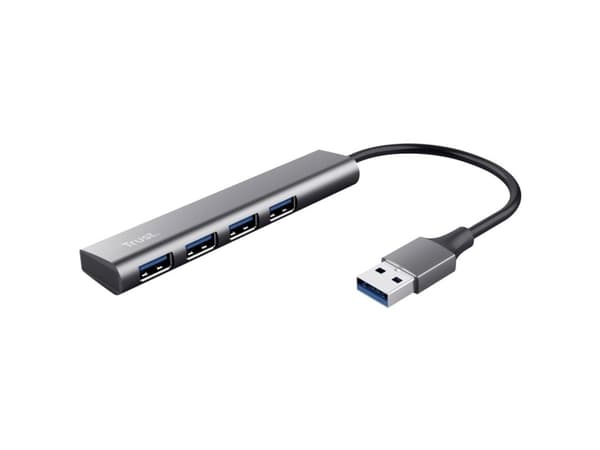 Trust Halyx - Hubb - 4 x USB 3.2 Gen 1 - skrivbordsmodell