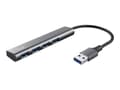 Miniatyrbild 1 av 5: Trust Halyx - Hubb - 4 x USB 3.2 Gen 1 - skrivbordsmodell