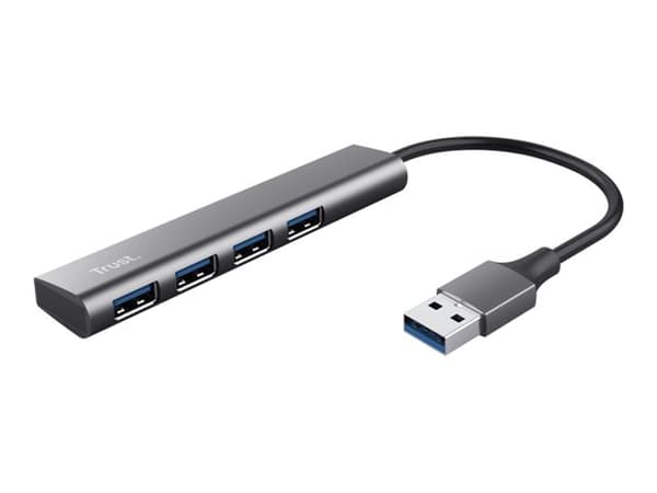 Trust Halyx - Hubb - 4 x USB 3.2 Gen 1 - skrivbordsmodell