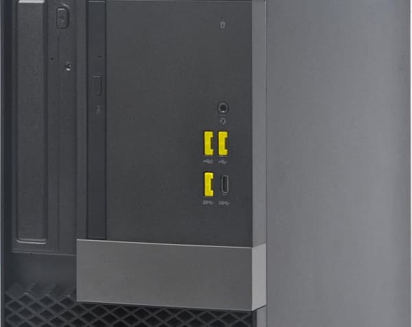SmartKeeper Basic "USB-A Port" blockerare 6 stycken + nyckel gul (UL03PKYL)