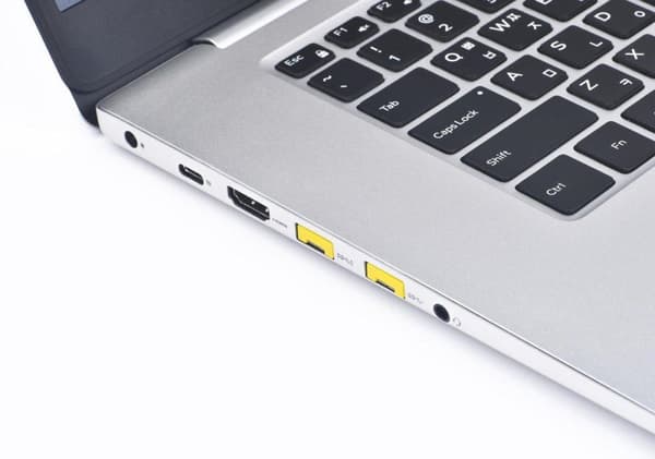 SmartKeeper Basic "USB-A Port" blockerare 6 stycken + nyckel gul (UL03PKYL)
