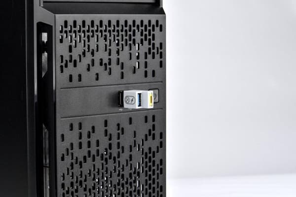 SmartKeeper Basic "USB-A Port" Smart Data Blocker gul (UCL03YL)