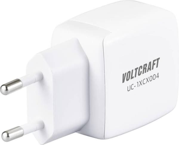 VOLTCRAFT UC-1XCX004 VC-13158215 USB-sisälaturi Lähtövirta (max.) 3 A 1 x USB Power Delivery (USB-PD) (VC-13158215)