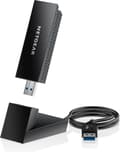 Miniatyrbillede 3 af 3: NETGEAR Nighthawk AXE3000 - Trådløs - USB - WLAN - Wi-Fi 6E (802.11ax) - 1200 Mbps - Sort (A8000-100PES)