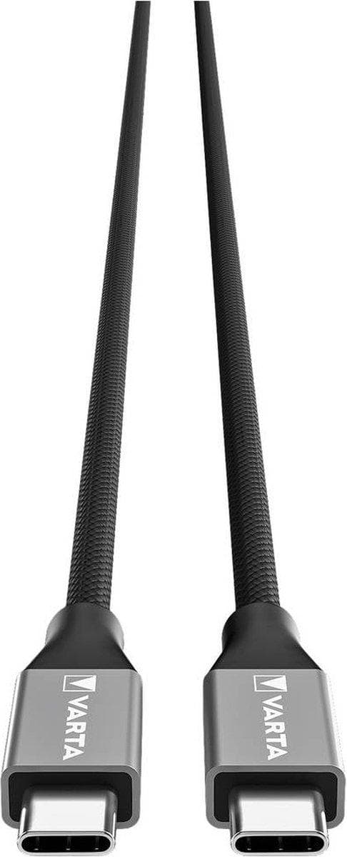 Varta Speed Charge & Sync kabel USB-C til USB-C sort 2m 100W (57936 101 111)