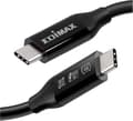Miniatyrbillede 4 af 5: EDIMAX USB4/Thunderbolt3-kabel 40 Gbit/s 0,5m Type C til C (UC4-005TB)