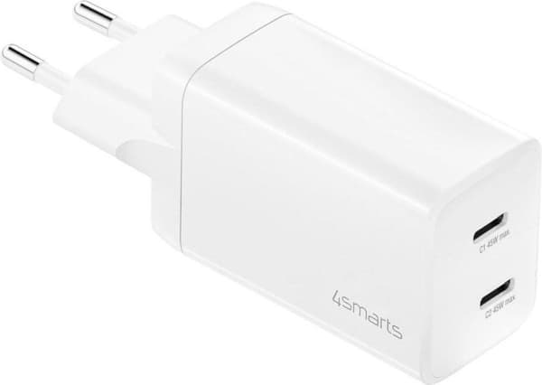 4smarts 540400 mobiloplader hvid indendørs (540400)