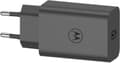 Pikkukuva 2 / 3: Motorola TurboPower USB-C-seinälaturi + USB-C-kaapeli SJMC682 68W - musta (SJMC682)