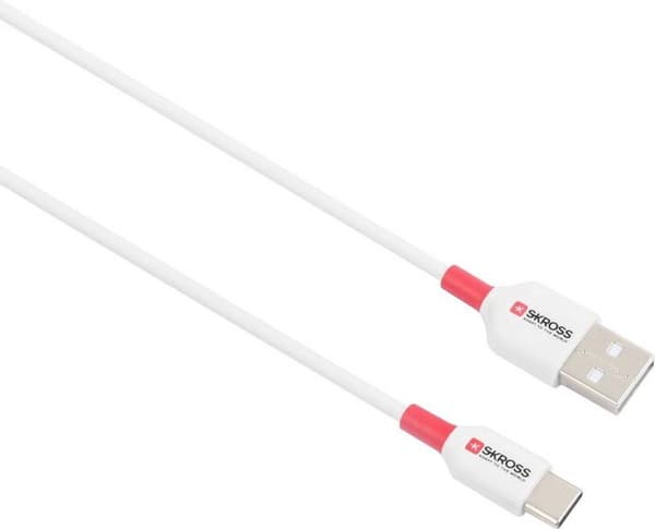 SKROSS USB-kabel USB-C-kabel 2.0, 1,2 m hvid (SKCA0002A-C120CN)
