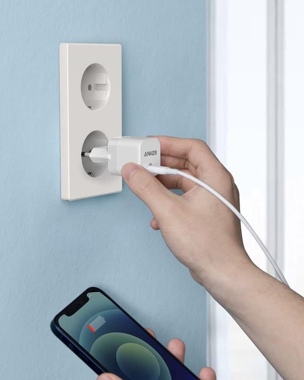 EUFY Anker PowerPort III 20W Cube White EU (A2149G21)