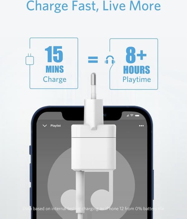 EUFY Anker PowerPort III 20W Cube White EU (A2149G21)