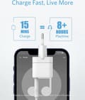 Miniatyrbillede 7 af 8: EUFY Anker PowerPort III 20W Cube White EU (A2149G21)