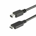 Miniatyrbild 1 av 4: USB C till Mini DisplayPort Adapter Startech CDP2MDPMM1MB         Svart 1 m