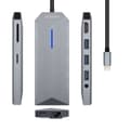 Miniatyrbild 1 av 6: USB-HUB Aisens ASUC-9P001-GR Svart Grå 100 W